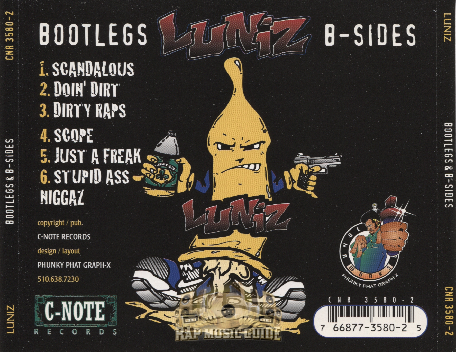 Luniz - Bootlegs & B-Sides: CD | Rap Music Guide